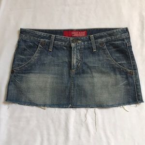 Guess jeans denim skirt size 28